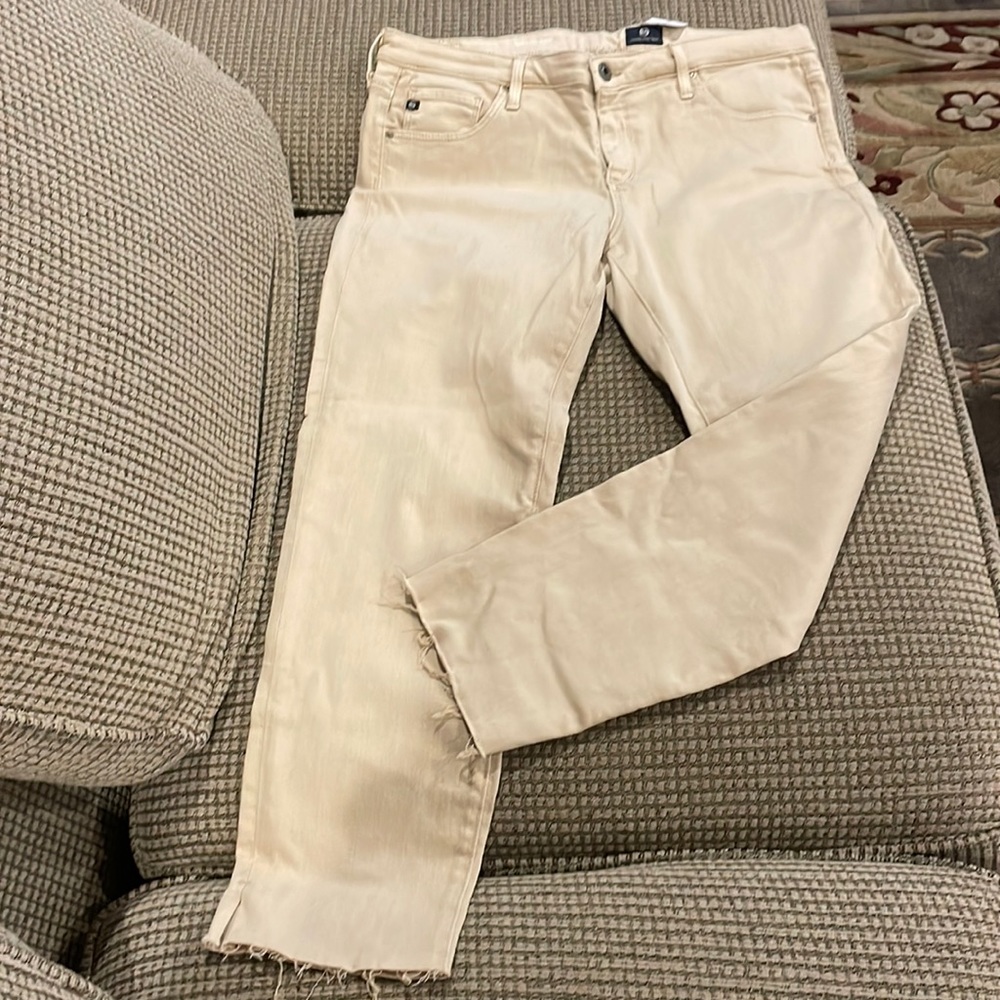 AG cigarette crop jeans (sz 32)